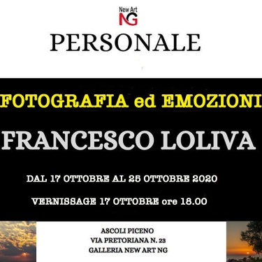FOTOGRAFIA ED EMOZIONI -NEW ART GALLERY Ascoli Piceno 17 OTTOBRE 2020