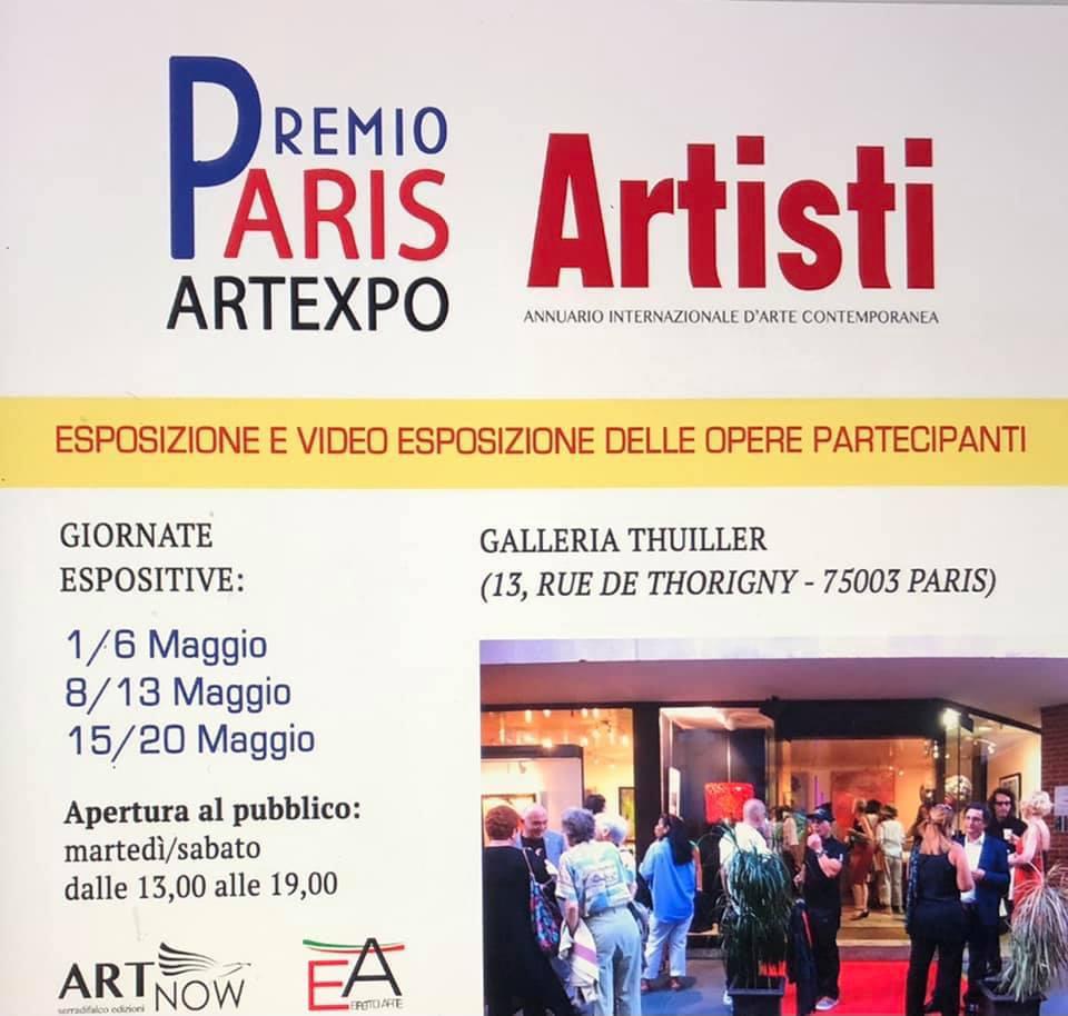 PREMIO PARIS ARTE EXPO '21 - Galleria Thuiller 8 maggio 2021
