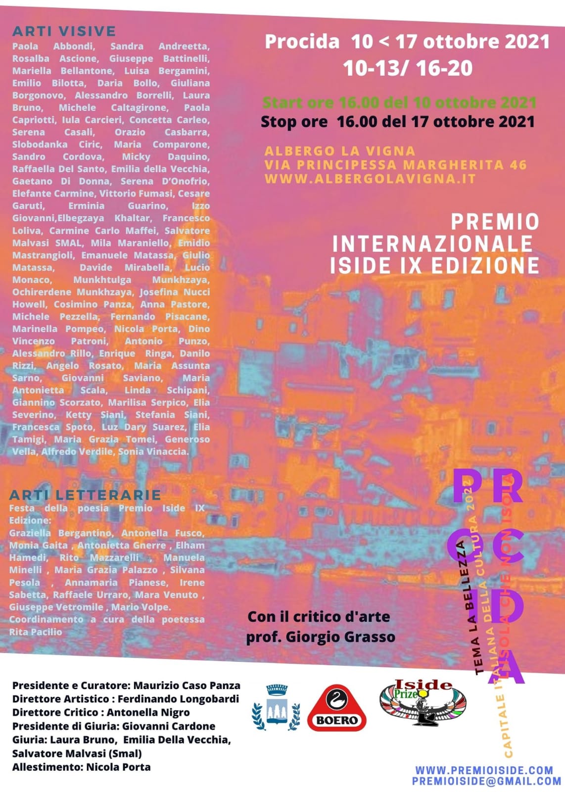 PREMIO INTERNAZIONALE ISIDE IX - 10 ottobre 2021