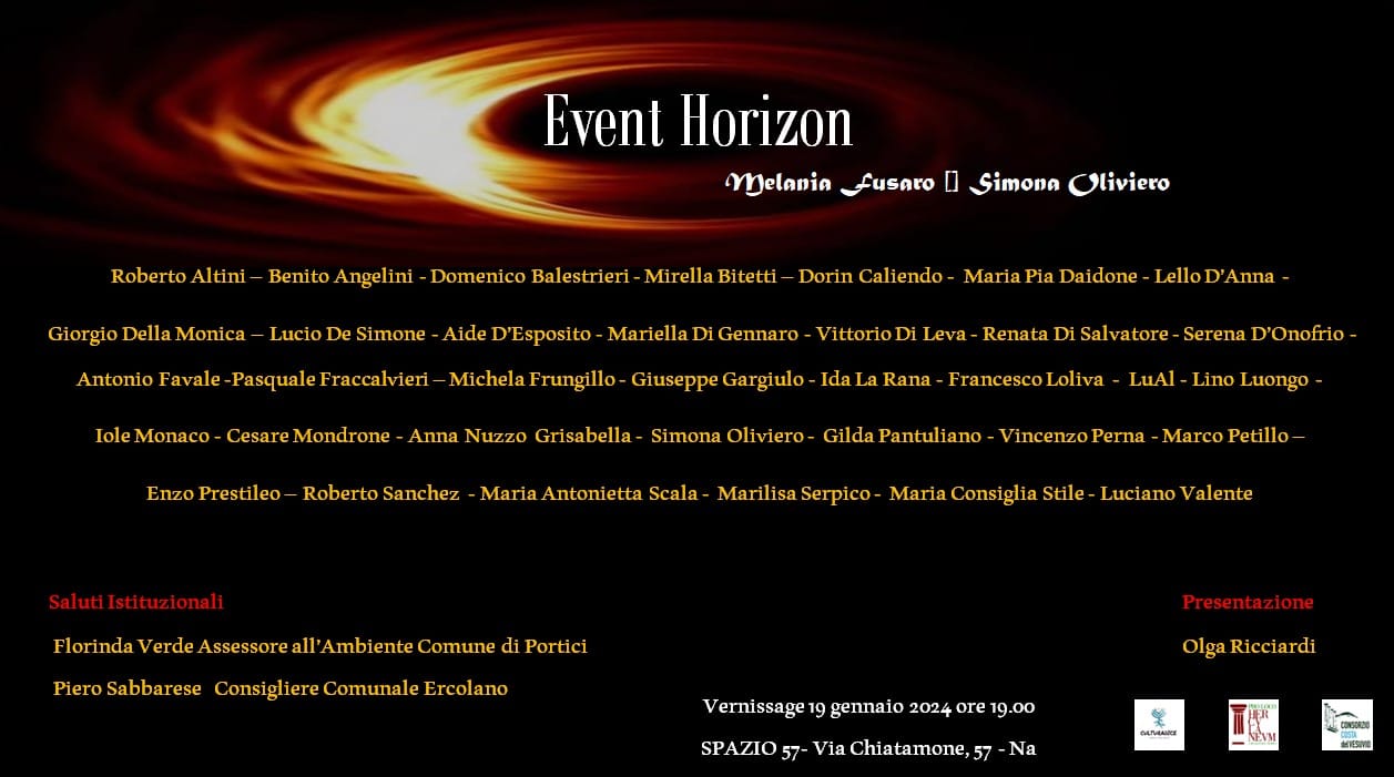 EVENT HORIZON - NAPOLI 19 GENNAIO 2024 