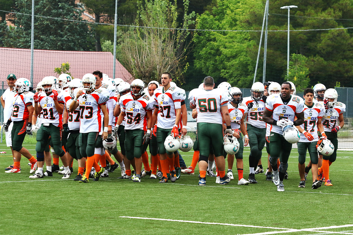 Football Americano play off Dolphins Ancona Giants Bolzano